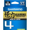 Леска плетёная SHIMANO KAIRIKI 4 PE 150 м разноцветная 0,16 мм 8,1 кг LDM54TE1516015M